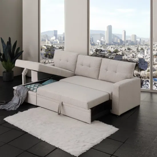 Huayang móveis para casa estilo luxuoso conjunto de sofá de sala de estar sofá de tecido de veludo sofá-cama OEM sofá de armazenamento