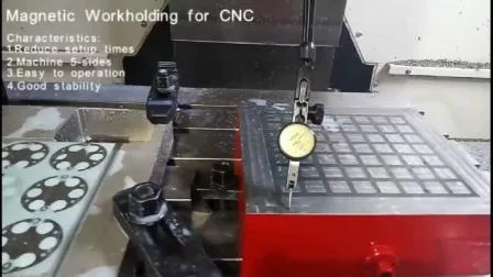 Mandris de fixação magnéticos CNC permanentes de tamanho personalizado para fresagem